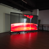 Mur vidéo LED intérieur InVisia, affichage commercial, pas de pixel P6.25/P3.91, luminosité 2500-5000 cd/m², résolution HD, taux de rafraîchissement élevé