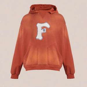 Sudadera con capucha de lavado ácido de peso pesado para hombre vintage 100% algodón estilo Street-Wear para Sudadera con capucha lavada de invierno - Product Image 1