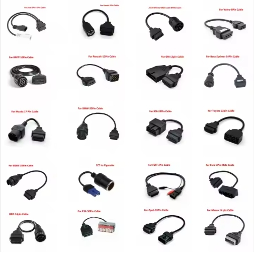 20 Popular Products Customized Experience Car Diagnostic Cable OBD Cable Truck Diagnostic Cable