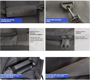 Bolsas de Viaje Deportivas de Poliéster, Tela Resistente, Correa Ajustable, Cierre de Cremallera, Opciones Personalizables, Solución de Almacenamiento Práctica para - Product Image 2