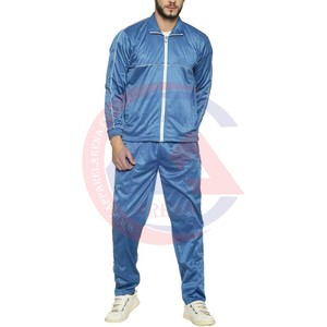 Men's Full Zip Long Sleeve Sports Set with Quick Dry Fabric Design <b>Athletic</b> Tracksuit for Running and Training Wear Tracksuit - Product Image 1