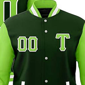 Invierno otoño alta calidad mujer Crop Letterman Varsity chaquetas invierno manga larga abrigos cuero bombardero personalizado Varsity chaquetas - Product Image 2