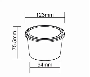 100% petite boîte en plastique Fabricant de confiance personnalisé à haute qualité Récipient de nourriture à emporter réutilisable à des prix compétitifs - Product Image 3