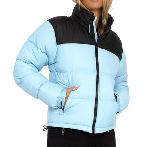 <b>Women's</b> New Design Custom Logo Down Puffer Jacket Warm Winter Outdoor Cold <b>Weather</b> Coat With Professional Breathable Jacket - Product Image 1