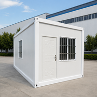 Bureau de chantier moderne, salle de sécurité, maison préfabriquée portable en conteneur