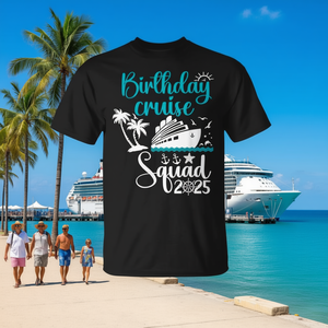T-shirt promotionnel assorti pour la famille et l'équipe de croisière 2025 – Idéal pour les voyages et les fêtes - Product Image 3