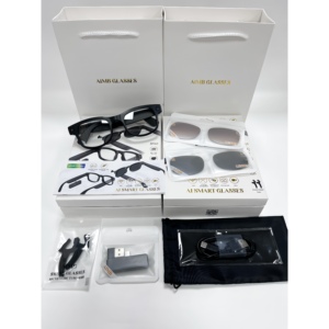 Gafas Inteligentes con IA, Grabación de Video 1080P, Cámara Dual, Marco Metálico, Control por Aplicación, Asistente de Voz - Product Image 2