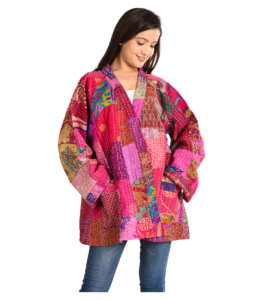 Women's Short Woven Quilted Cotton <b>Jacket</b> Lightweight Padded Warm Casual Outerwear for Autumn Winter Season Reasonable Price - Product Image 4