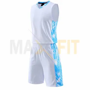 Buena calidad 2025 uniformes juveniles personalizados de alta calidad uniformes de baloncesto baratos al por mayor por MAXFIT ENTERPRISES - Product Image 1