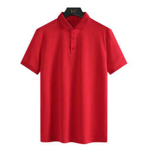 T-shirt personnalisable pour homme en tissu Dobby 100 % coton de haute qualité, séchage rapide, brodé, manches courtes décontractées - Product Image 2