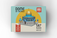 ABS Creative Play Motricité fine Unisexe Multicolore TAKVA Enfants Dôme du Rocher Masjid al-Aqsa blocs musulmans