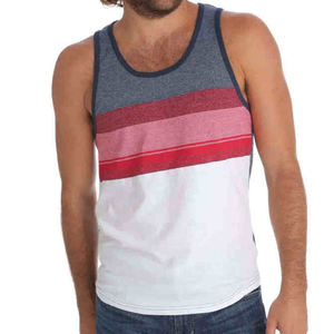 Camisetas de Tirantes para Hombre de Alta Calidad, Tejidas, de Algodón y Elastano, Transpirables, Estilo Urbano, para Verano, Cuello Redondo, Ajustadas, Deportivas - Product Image 3