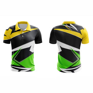 T-shirt à manches courtes pour homme en jersey respirant avec logo personnalisé, séchage rapide, sublimation intégrale, polyester écologique - Product Image 2