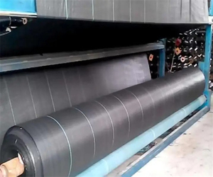 Toile tissée aiguilletée en PP noir de haute qualité, traitée anti-UV, pour barrière anti-mauvaises herbes agricole en plastique - Product Image 6