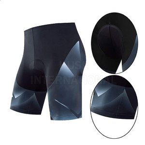 Shorts de cyclisme pour hommes, grande taille, antidérapants, rembourrés, respirants et absorbants, collants de vélo confortables - Product Image 3