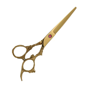 440C acier double dents Lames Amincissantes Salon professionnel ciseaux à effiler Salon coupe de cheveux kit de ciseaux noirs - Product Image 1