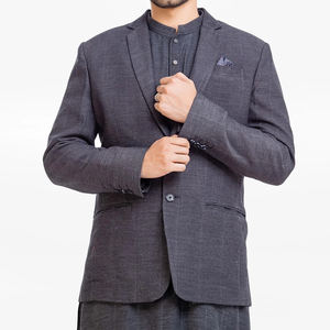 2026 nueva moda tendencia a cuadros Casual Príncipe abrigo boda Slim Blazer de talla grande Shalwar Kameez abrigo para abrigos de boda - Product Image 3