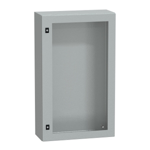 Set Pannello Schneider Electric NSYCRN106250T con Porta Senza CRN Tspt, 1000x600x250 mm, IP66, IK10, RAL7035 - Product Image 1