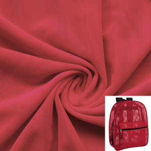 Túi vải lưới dệt kim thoáng khí 100% polyester nhẹ, chất liệu 100D, dành cho nữ, bán buôn, dùng làm túi hành lý, túi đi bộ đường dài, túi đựng quần áo - Product Image 3