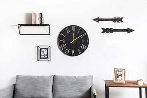 Arrow Decor, Black Wood Arrow Sign Wall Decor-Decorativo Farmhouse Home Wall Hanging Decor, 2 Pack - Product Image 6