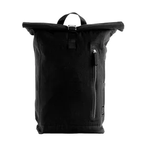 Zaino Roll-Top in Cor-Roll Riciclato: Gadget Promozionale Sostenibile, Compagno di Viaggio Eco-Friendly - Product Image 1
