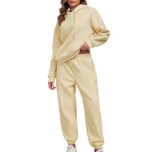 La mejor venta y chándales de moda para mujer Impresión personalizada Manga larga Streetwear Chándal para mujer - Product Image 6