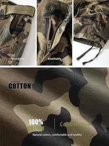 Pantalones cortos Cargo de gran venta 2026 para hombre, tela suave al tacto, múltiples bolsillos, logotipo personalizado, perfecto para pedidos al por mayor - Product Image 4