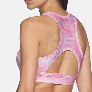 Soutien-gorge de sport pour femmes, soutien-gorge de sport à maintien élevé, vêtements de sport pour la salle de sport, soutien-gorge de sport anti-chocs, respirant, extensible, haut de sport - Product Image 3