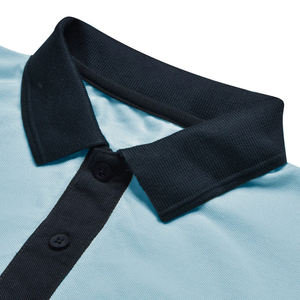 Camisetas Polo de hombre con logotipo personalizado, 100% de algodón, jersey de manga corta, antiarrugas, suave, transpirable, informal, ropa de negocios, suministro OEM - Product Image 2