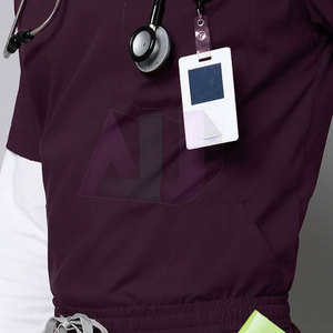 ชุดสครับผ้าฝ้ายคุณภาพสูง น้ำหนักเบา เป็นมิตรกับสิ่งแวดล้อม ผลิตตามสั่ง ขนาดพิเศษ สีตามสั่ง บริการ OEM สำหรับผู้ชาย ขายดี - Product Image 6