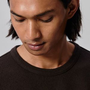 เสื้อยืดผู้ชายผ้าฝ้ายทรงหลวมสีพื้นสไตล์อินเทรนด์เสื้อยืดหลวมฟิตเนสสีพื้นสำหรับฤดูร้อน - Product Image 3