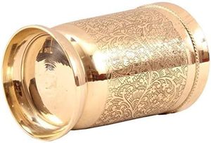 High Selling Embossed Designer Brass Drinking <b>Glass</b> Mint Julep Cup <b>Goblet</b> Tumbler Mint Julep Cup for Home Table Deco Quality - Product Image 4