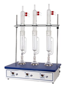 Appareil d'extraction Soxhlet pour l'extraction continue par solvant des lipides, des huiles et des composés dans les produits chimiques et les aliments - Product Image 1