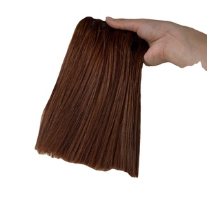 Bundle de donneur unique Super Double dessiné couleur de gros cheveux bruns meilleur prix extension de cheveux humains naturels os droit - Product Image 4