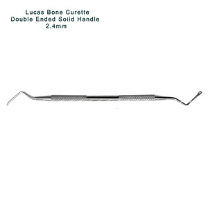 เครื่องมือผ่าตัดทางทันตกรรมแบบสองด้าน Lucas Bone Curette ขนาด 2.7 มม. คุณภาพสูง ผลิตด้วยมือ ได้รับการรับรองมาตรฐาน CE เกรด A+ 6.5 - Product Image 1