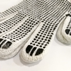 Guantes DE TRABAJO punteados de PVC con agarre mejorado Guantes punteados de algodón con palma de PVC antideslizante para protección de seguridad de Servicio Ligero - Product Image 3
