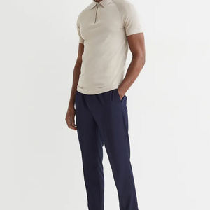 เสื้อโปโลผ้าฝ้ายออร์แกนิคของผู้ชาย100% ใหม่เสื้อโปโลแขนสั้นลำลองสำหรับฤดูร้อน - Product Image 6