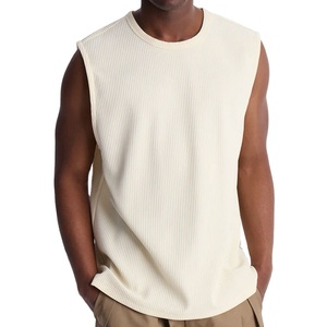 เสื้อกั๊กทรงหลวมแบบยืดได้สี่ทิศทาง ผ้าริบเนื้อหนา 240 กรัม ทรงยาว  สำหรับผู้ชายและผู้หญิง  แบบเว้า  ทันสมัย - Product Image 1