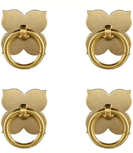 Black Brass Door Knocker Set Furniture Handle Knobs & <b>Hanger</b> for Home & Hotel Versatile Accessories - Product Image 6