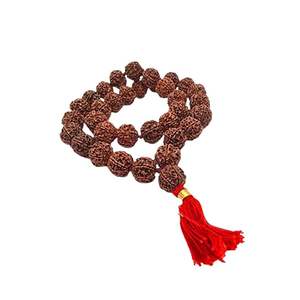wholesale supplier 1 to 14 <b>Face</b> Original Rudraksha Mala108 Beads Lab Certificate Perfect Pooja Astrology Protection Meditation - Product Image 1