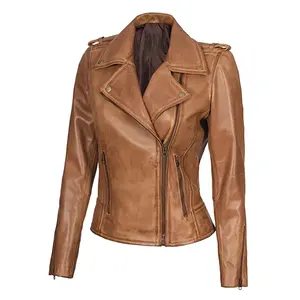 Hot Selling Women <b>Leather</b> Parka <b>Jacket</b> Plus Size Zip up Motorcycle <b>Biker</b> <b>Jacket</b> Women's <b>Jackets</b> and Coats - Product Image 3