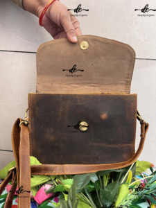 กระเป๋าถือผู้หญิงแบบมีสไตล์,กระเป๋าถือหนังมีสายกระเป๋าช้อปปิ้งกระเป๋าขนหนังวัวแท้ - Product Image 5