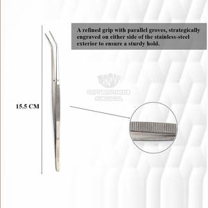 Pinces dentaires pour coton au meilleur prix Pinces dentaires pour coton en acier inoxydable Pinces dentaires pour coton de qualité supérieure - Product Image 4