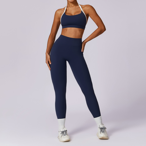 Nouveaux vêtements de sport pour femmes de haute qualité Sport Gym Yoga Fitness vêtements ensembles d'entraînement pour les femmes - Product Image 4