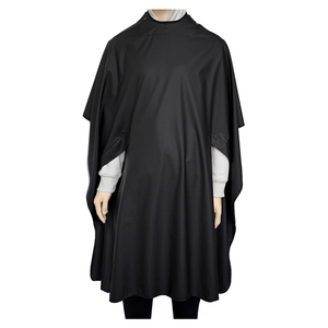 ผ้าคลุมตัดผมกันน้ำ ทนสารฟอกขาว ผิว PU สำหรับช่างทำผมมืออาชีพ ผ้าคลุมย้อมสีผม - Product Image 6