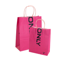 Desain Pabrik Tas Kertas Kraft Ramah Lingkungan untuk Kemasan Hadiah Pakaian & Sepatu dengan Logo Anda Sendiri