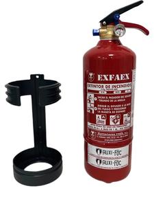 ถังดับเพลิงชนิดผงเคมีแห้ง ABC แบบพกพา น้ำหนัก 2 กก. ได้รับการรับรองมาตรฐาน CE  กระบอกสูบสแตนเลส/อะลูมิเนียม พร้อมวาล์วระบายแรงดันในตัว - Product Image 3