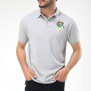 Polos de algodón de alta calidad para hombre, logotipo bordado personalizado, Polo de diseñador de moda de nuevo estilo de alta calidad - Product Image 1
