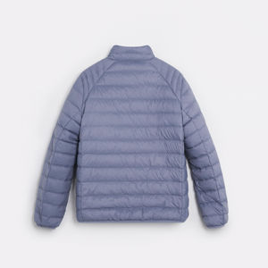 Veste à bulles personnalisée OEM pour hommes Manteau d'hiver matelassé chaud avec capuche col montant Veste à bulles respirante réversible - Product Image 4