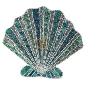 <b>Beaded</b> Linen <b>Placemats</b> Anti-Slip Home Decor Handmade Factory Exporter Bulk Wholesale Event Dining Accessories - Product Image 1